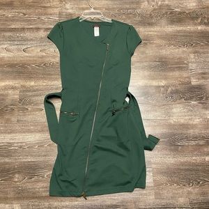 Mark Asymmetrical Green Dress Size Large